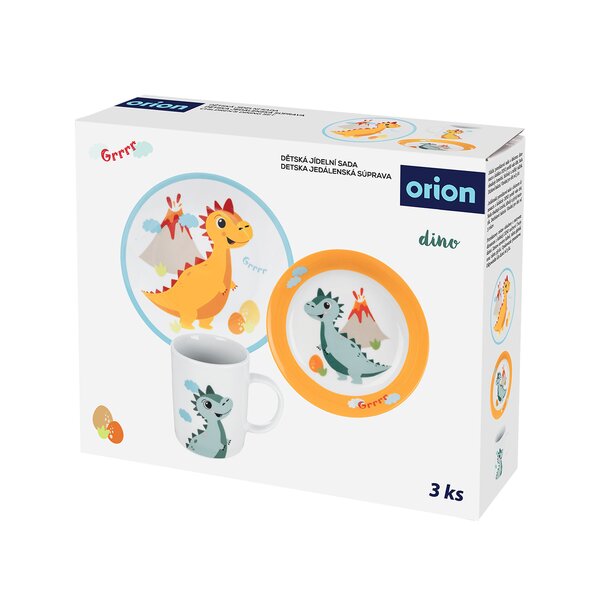 Jídelní dětská sada DINO 3 díly