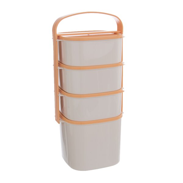 Jídlonosič 1x2 l a 3x1,15 l s víčky