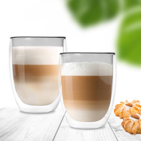 Dvoustěnná sklenice DOUBLE latte 0,41 l 2 ks