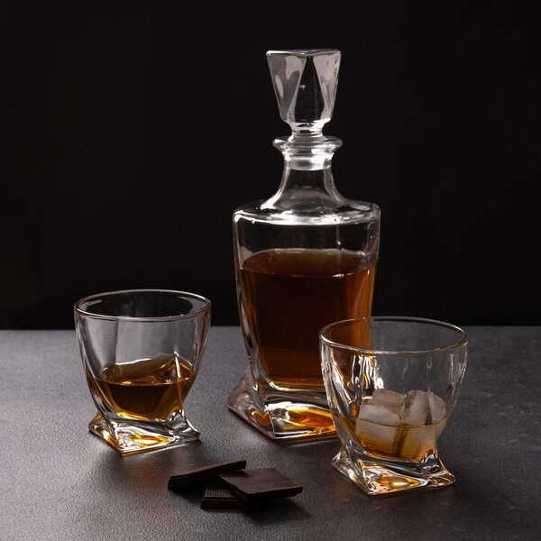 Karafa na whisky Imperial 0,77 l+2 sklenice, sada
