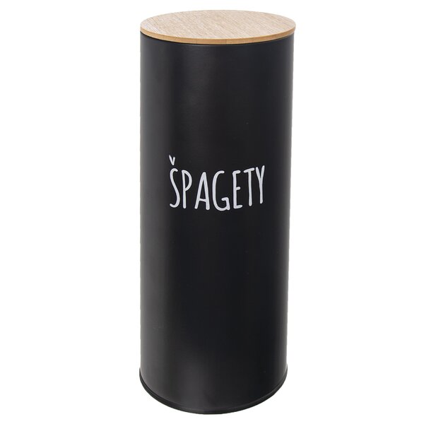 Dóza Špagety BLACK pr. 11 cm 