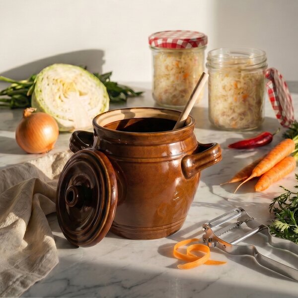Nakládací hrnec na zeleninu pickles 1,3 l