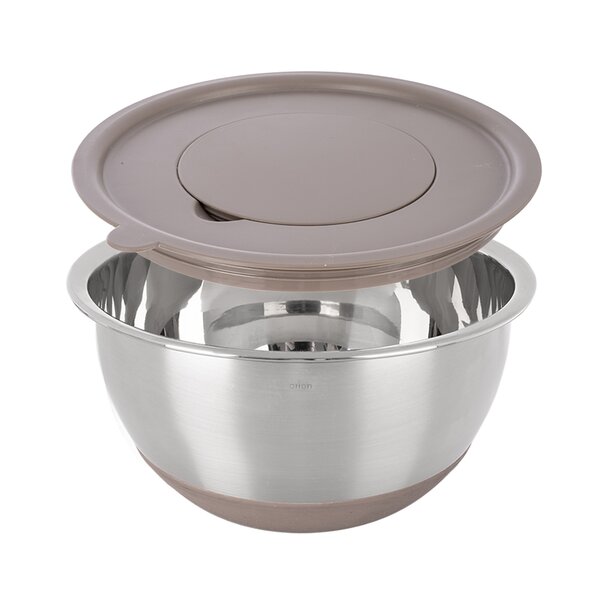 Šlehací mísa s víkem BEIGE pr. 21,7 cm