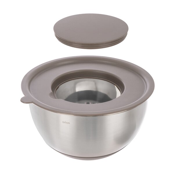 Šlehací mísa s víkem BEIGE pr. 21,7 cm