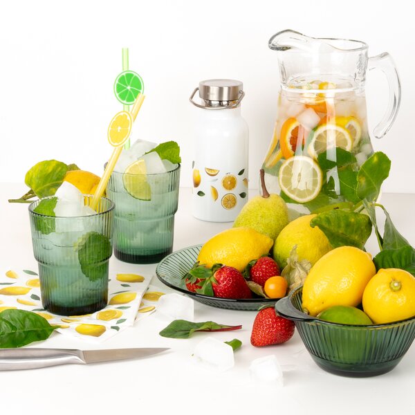 Nápojové brčko opakované použití LIMEPOP 6 ks
