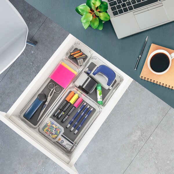 Košík-organizér GREY 16,3x16,3x4,8 cm
