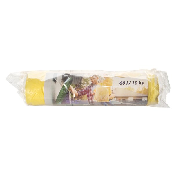 Sáček na odpad zatahovací citron 60 l/10 ks 