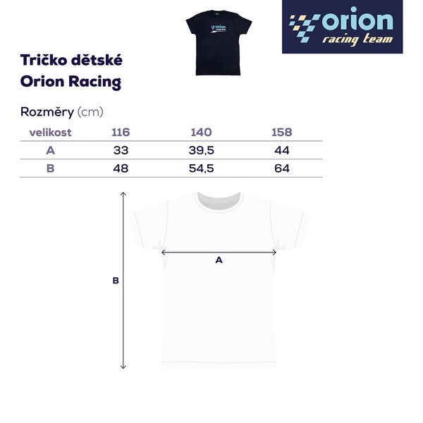 Tričko dětské Orion RACING vel. 140