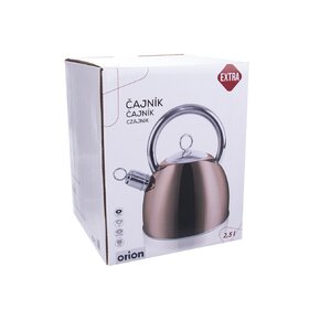 Čajník s píšťalou NELY 2,5 l