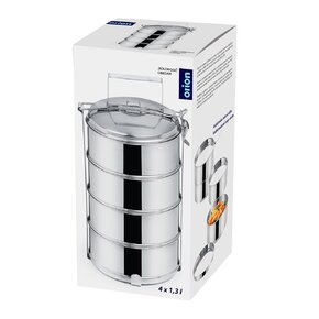 Jídlonosič 4x1,3 l s víčky