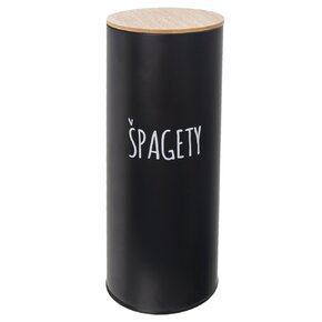 Dóza Špagety BLACK pr. 11 cm 