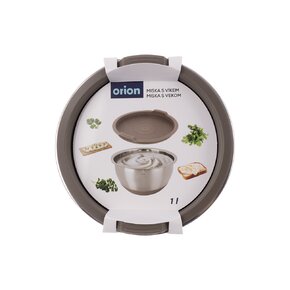 Miska s víčkem BEIGE pr. 15,7 cm