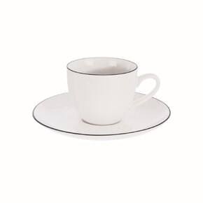 Hrnek s podšálkem Decora espresso 0,1 l 2 ks