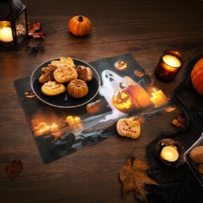Plastic placemat Halloween 42x28 cm mix
