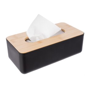 Box na papírové kapesníky BLACK