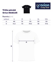 Tričko pánské Orion NASCAR vel. XXL