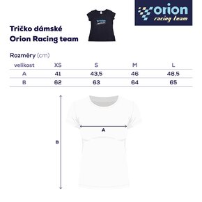 Tričko dámské Orion RACING vel. XS			